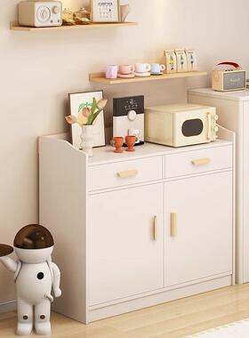 餐边柜子储ZNI物柜置靠墙一体简易纳柜客橱柜家用厨房厅物收柜茶