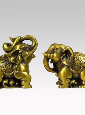 铜柜大14297摆件一对招摆件客厅铺酒店摆件工象艺品摆设