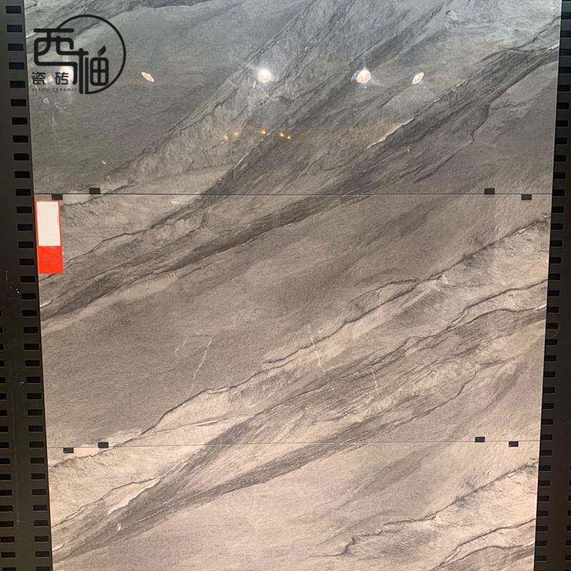大板白地1砖砖一石多面750X500爵士负离子通体大理91133石地瓷砖