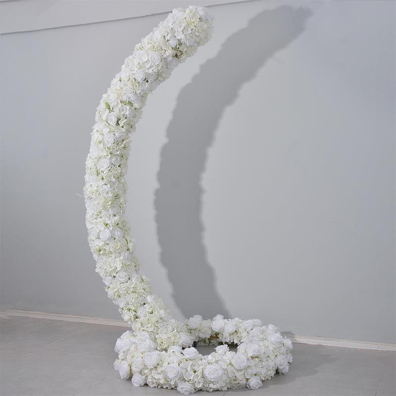 广千丰新款2.米曲型景吊篮花艺婚BEE礼背摆放成品花吊灯装饰1花