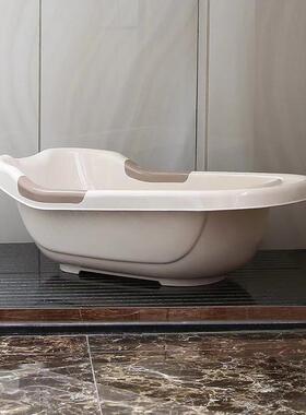 HJM婴洗澡盆儿初生宝宝加厚大浴盆家用儿童用品可号躺沐坐浴盆浴