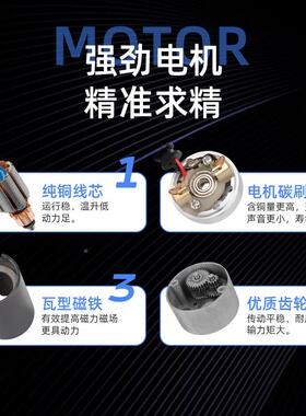 2ZHENGKE正科ZGB37REE微速型可调低直流减607速电机噪音偏心轴12V