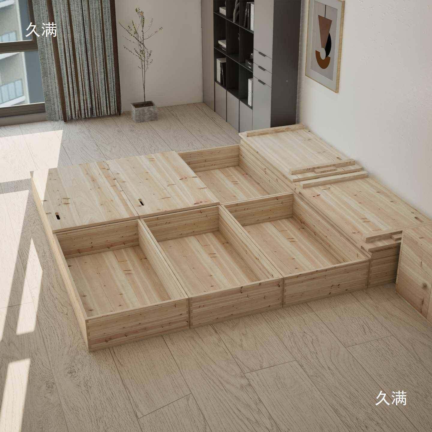 木箱拼实木板式床榻榻米拼接加床飘窗柜组宽合收HER纳储床物箱子,鲜花速递/花卉仿真/绿植园艺,其它园艺用品,淘宝优惠券,粉丝福利购,淘宝优惠卷