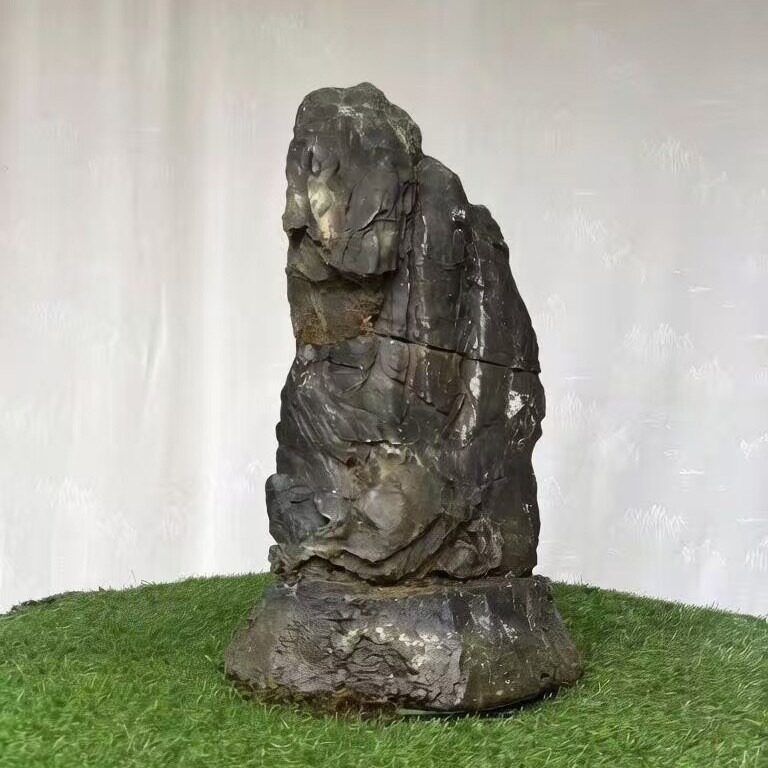 仿石花盆微景观客厅玄关桌面阳台户外庭院公司前台绿植盆栽摆件