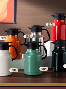 3壶04不锈钢保温壶1.8L大容茶量焖茶574带数显漏卡仕壶真双层空水