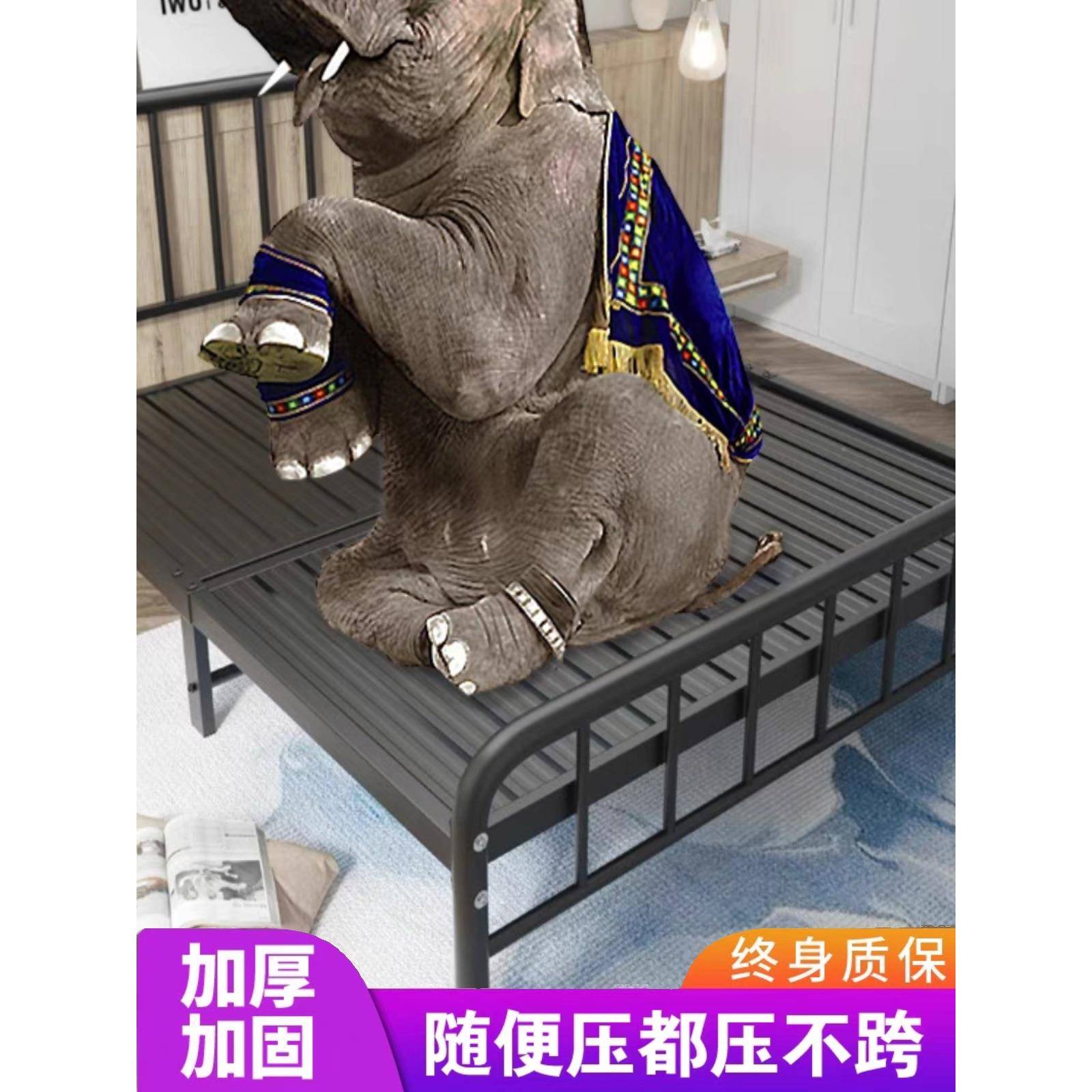 床铁艺床双人床1.米1.8米现代简GmeArjRx约铁5出屋租床公寓单人双图片
