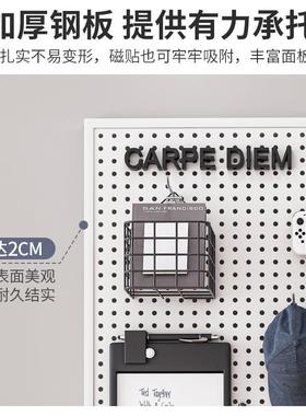 客厅洞洞板置物架整墙收RLH纳入挂门口板墙装面户饰金属冲孔板