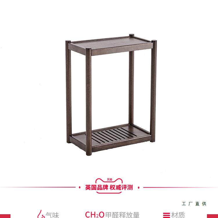 实木脑主机托架多座层打落地底移动托盘架电印机台式机GQZ箱置物