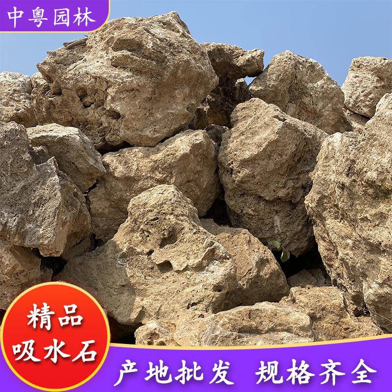 天WBJ然吸水石景观上石庭院假山园造水景盆石花绿地景草坪点缀石