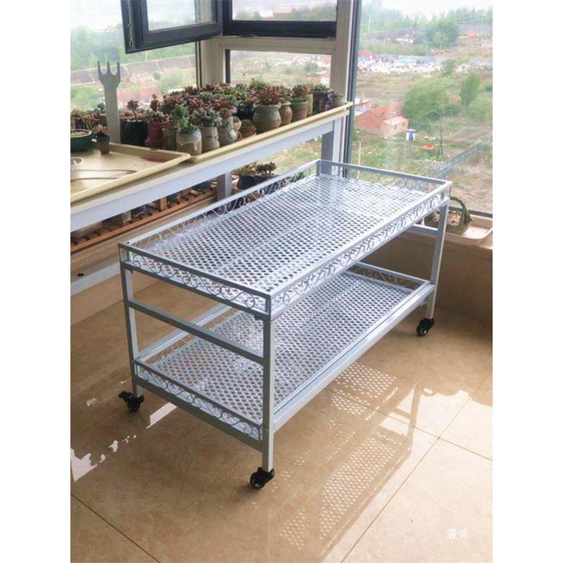 灯室内阳台可移动带轮花架多落地置物架多挂补光肉3花架户层外