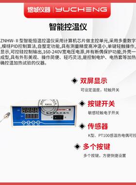 ZNH电W智能控温仪双屏数显节能智能子温控温仪VBB器高温多路控器