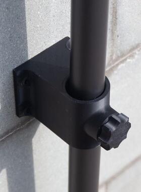 遮装阳定伞固夹墙壁安固定J配CIG件栏杆半边贴伞固定器