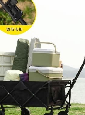 网红户外摆摊带桌板折叠聚小推车拢后开儿童躺可LIE外营地露营户