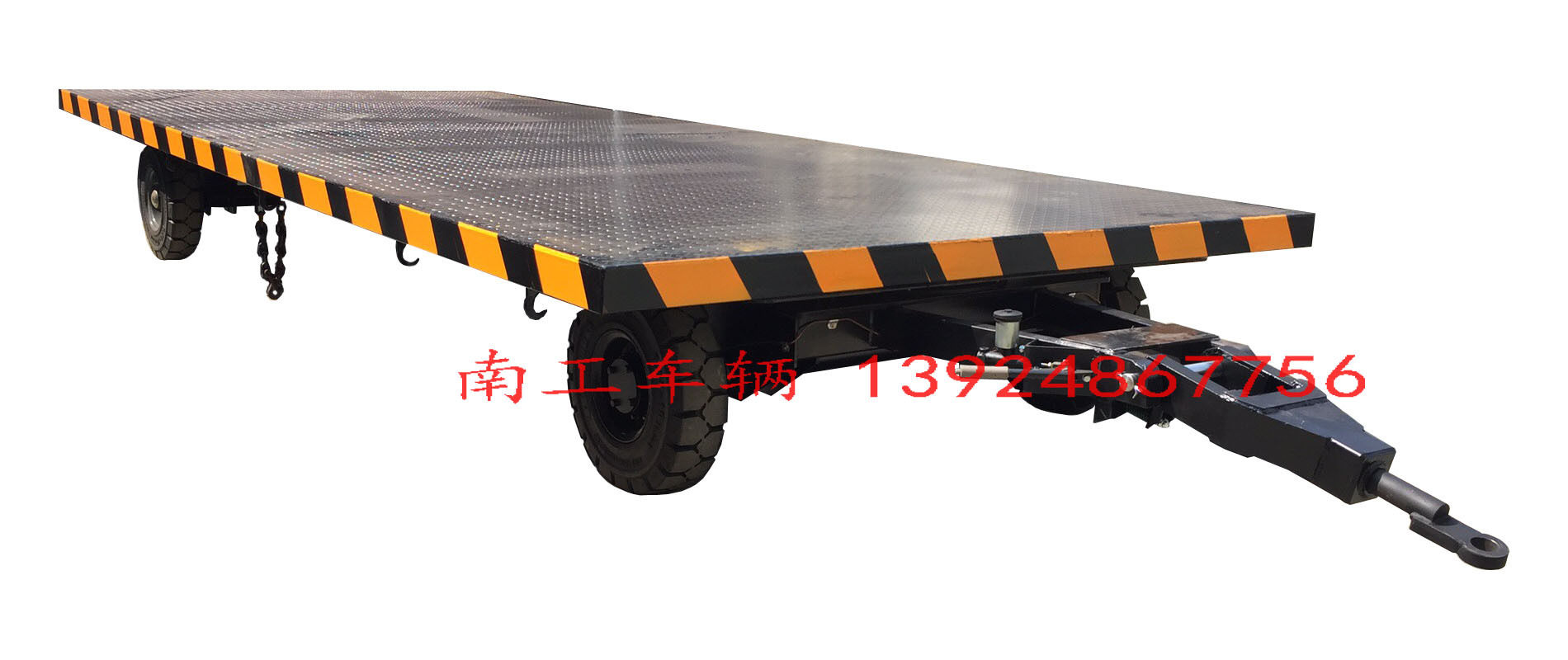 5吨优质重型平板全挂拖车