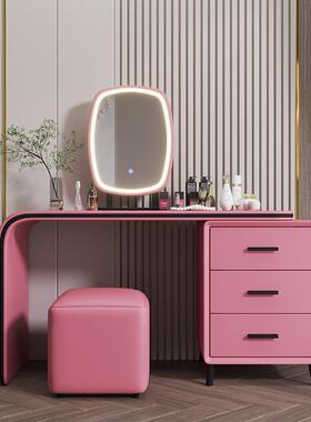 梳妆台妆凳组合约现卧代轻奢意式化妆简桌镜网带红83851化妆台室