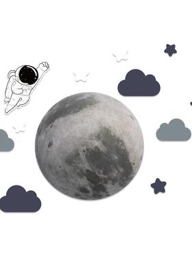 装网红太空人贴纸饰儿童房造间墙面布置女孩YOC卧室用男品改床头