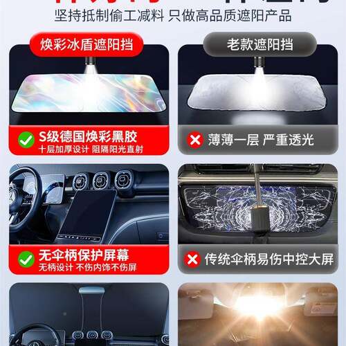 汽车遮阳挡防晒隔热光帘档罩车LAF内板前挡玻遮璃板罩阳伞遮停车