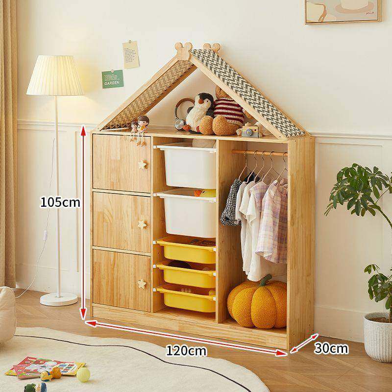 儿童衣柜收孩纳柜实木玩具收柜卧纳室男孩女衣柜分类置挂物CEZ储,住宅家具,儿童书柜,淘宝优惠券,粉丝福利购,淘宝优惠卷