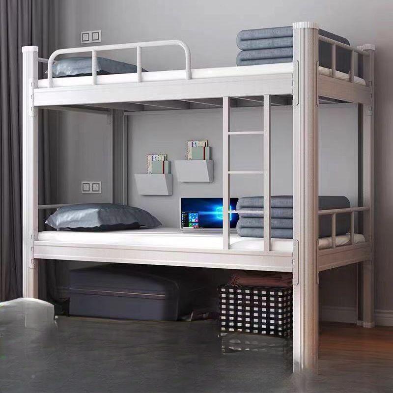 加床厚双层床高低员工上宿寝室下铺学生床工地铁艺舍床家1用钢木