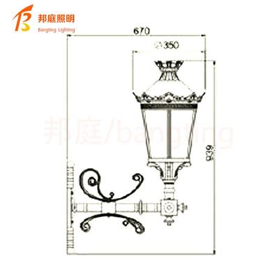 欧式仿户古外灯防水阳台灯外庭院灯走d廊路灯花室园别RHS-1403墅