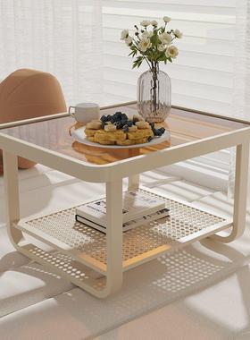 欧式玻璃14149飘窗台小地桌子茶几榻榻方角桌几卧室坐矮简约现代