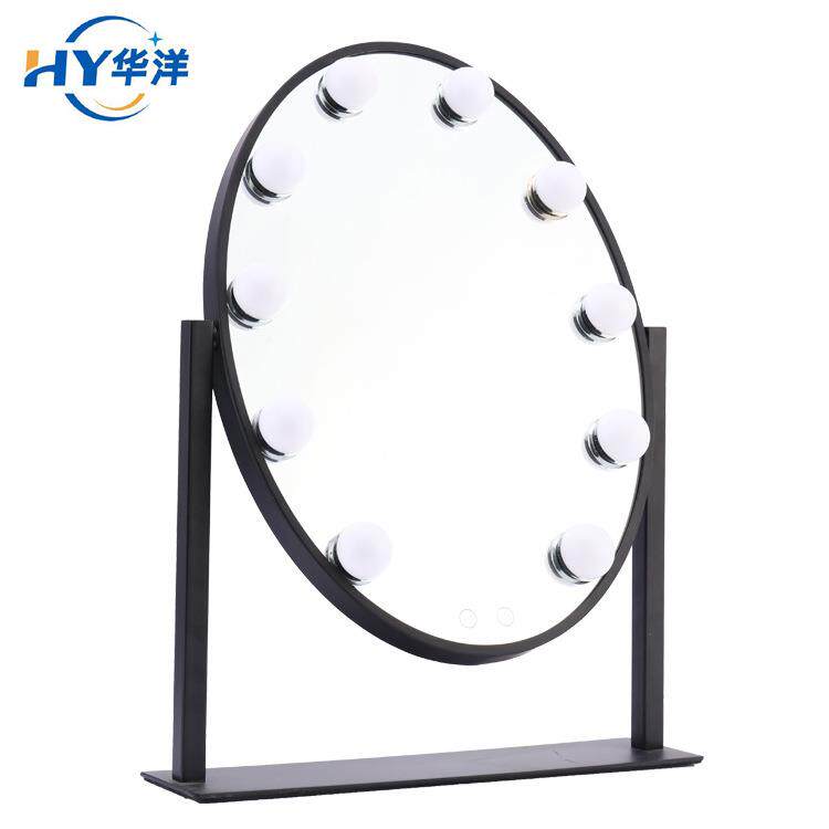 经典好莱坞台式清LED化妆镜泡灯带10个YH-A910L补妆补光镜高单面