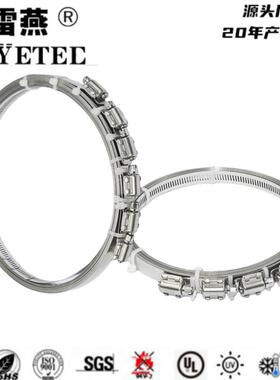 带304不锈钢15*300MM/德式抱箍84756扎30条包