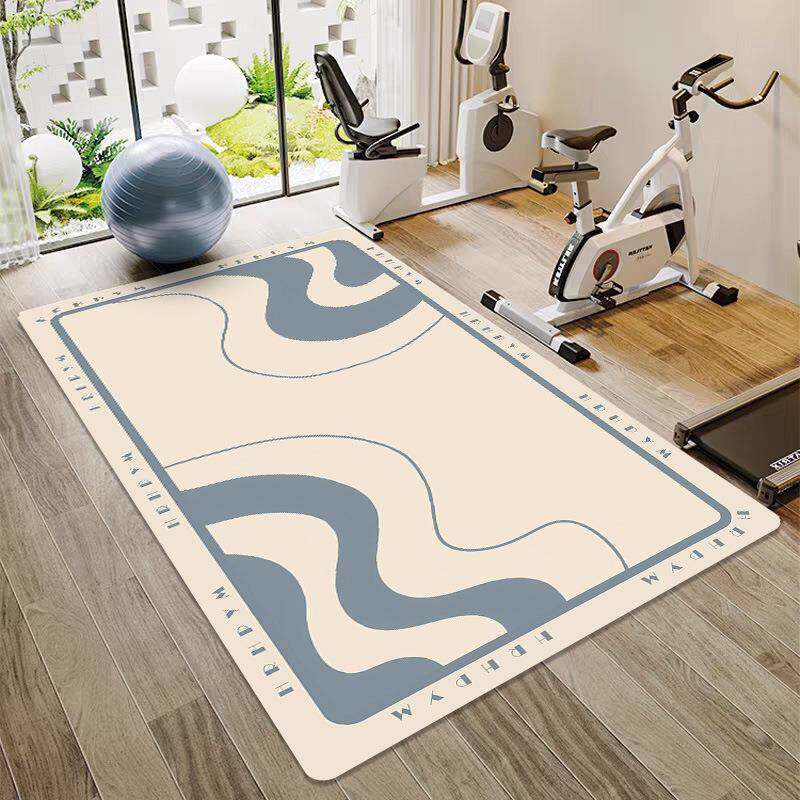 感单车地垫隔音减震垫跑步毯机垫动子静滑音室内运动589健身地毯