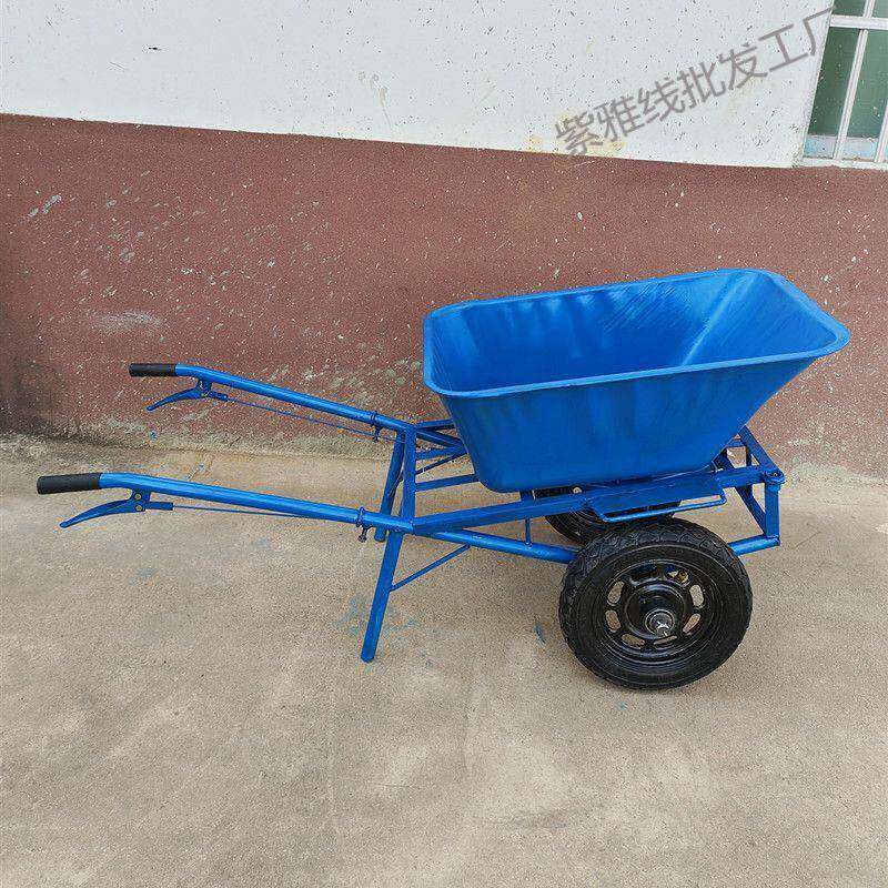 建农用独轮手拉车推双轮翻斗车小推车EXT单轮鸡公车果园搬运筑工
