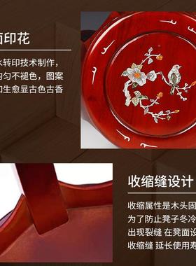 古筝凳子WLX实木琴凳成儿童单人人用古筝琴凳结实耐复圆凳紫檀古