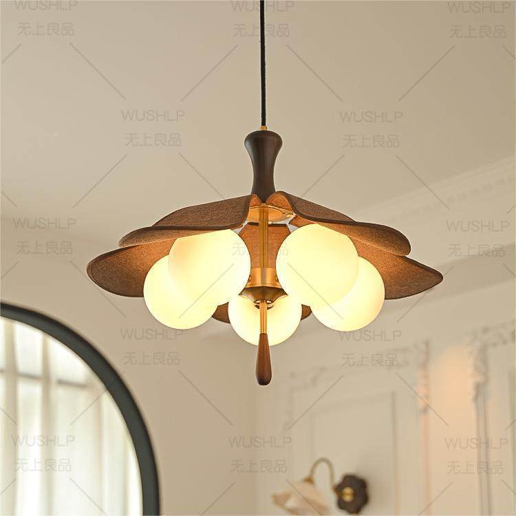 中古风707魔豆卧室吊灯式灯卧法式复古圆餐桌日藤编茶室吊灯餐厅,家装灯饰光源,智能吊灯,淘宝优惠券,粉丝福利购,淘宝优惠卷