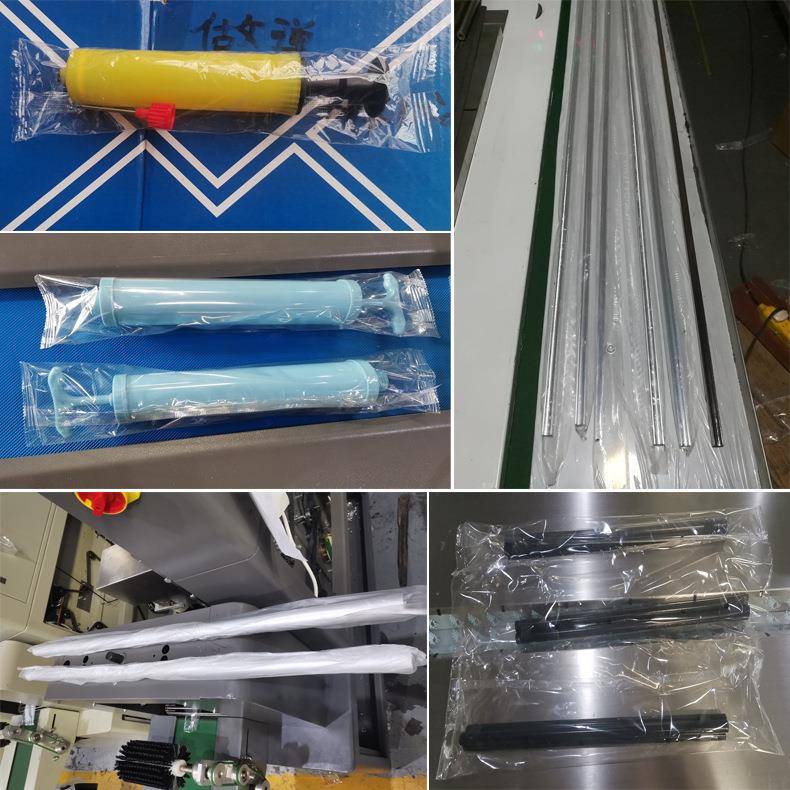 铝管伺服枕式管505包装机器长管圆管方管钢打包机铝型材全自动袋