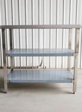 加厚作不锈房钢工台餐42479饮厨打包操作台后厨置架工物作台