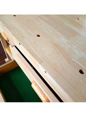 杰森厂家供应橡胶木木工桌实木功工桌能多木木工桌教学用规格:JS0