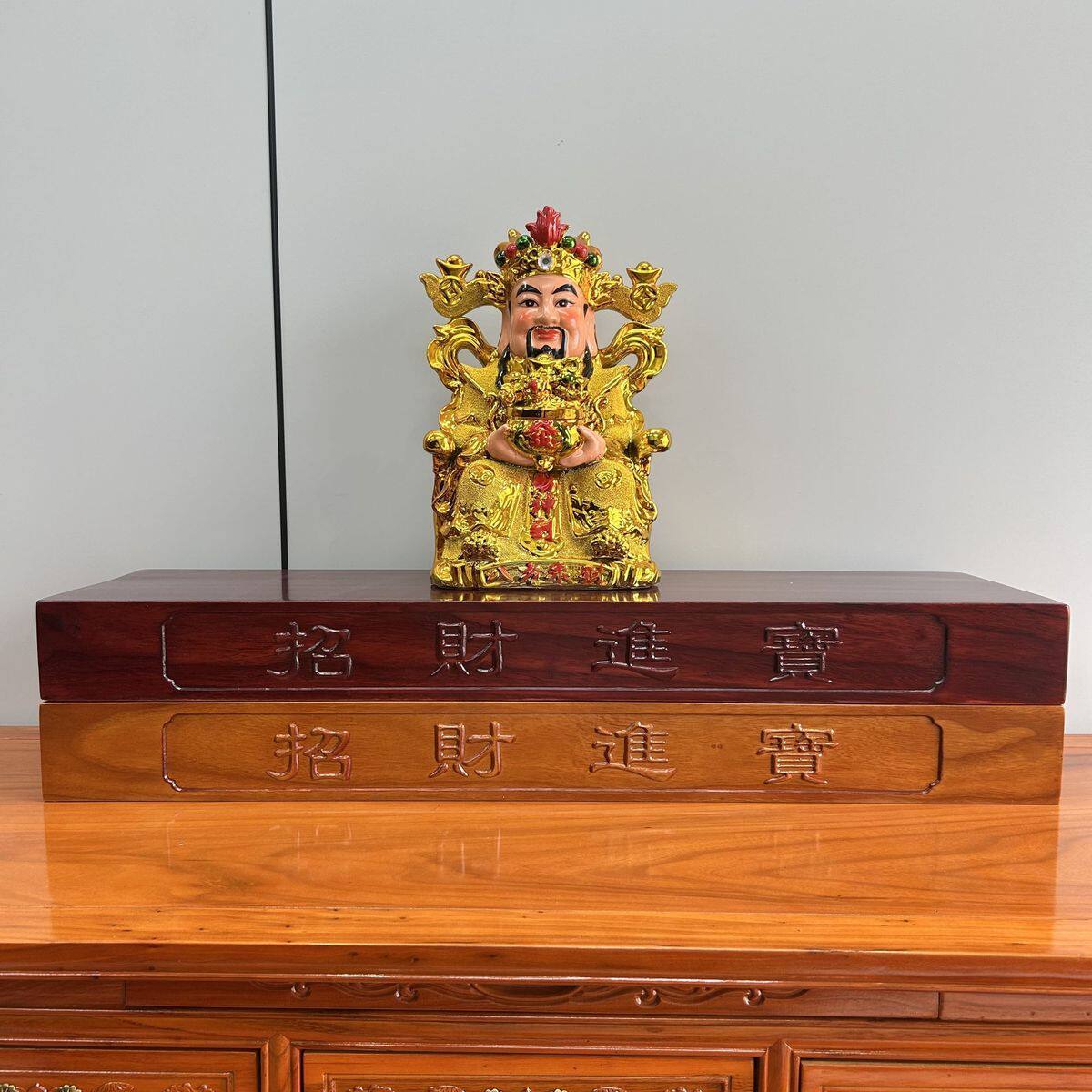 实木佛座供佛财神招财进宝佛台垫高神台供台底座观音供桌供奉家用