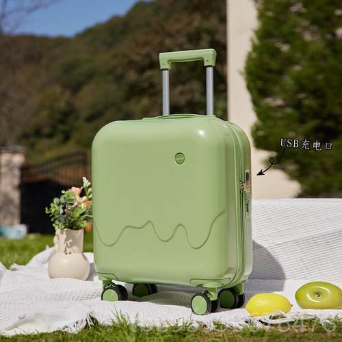 正品小型行箱可爱2寸女生李高颜值旅2024新款登0机箱18寸行拉杆箱