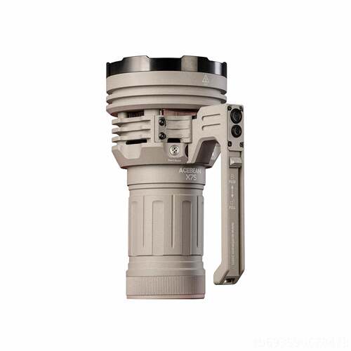 正品ACEBEAM筒新品 X75大功C强光手提风扇探索手电80000率流明TYP