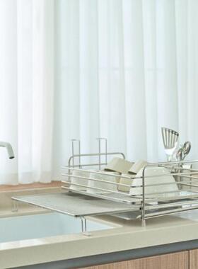 3RMD001筷04不锈钢纳沥水架晾碗架碗碟架池碗碗盘子收水架厨房置