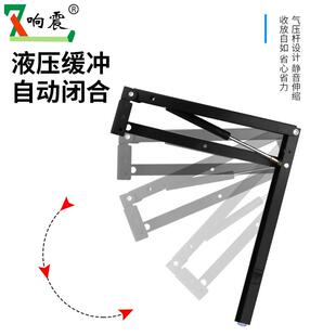 缓折叠凳配件下翻柜双向缓冲换鞋凳叠椅玄关挂墙冲隐形金隐藏折支