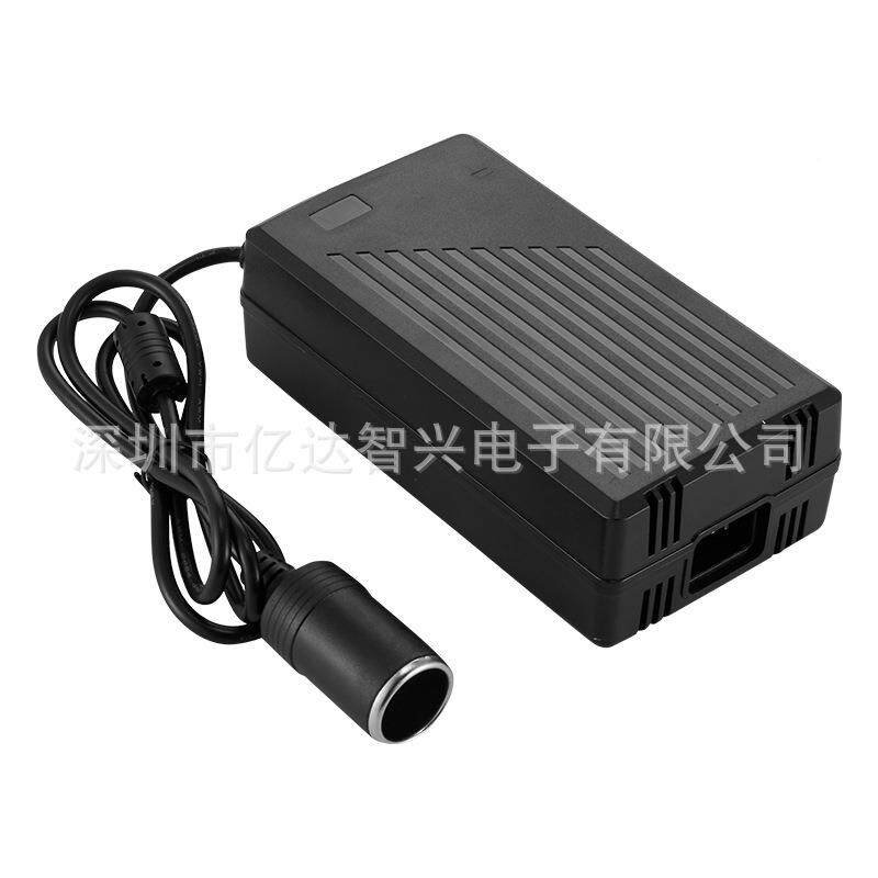 12V5A车载点烟头源适配器50 充电气泵 打1气泵车载冰箱 1功80W足
