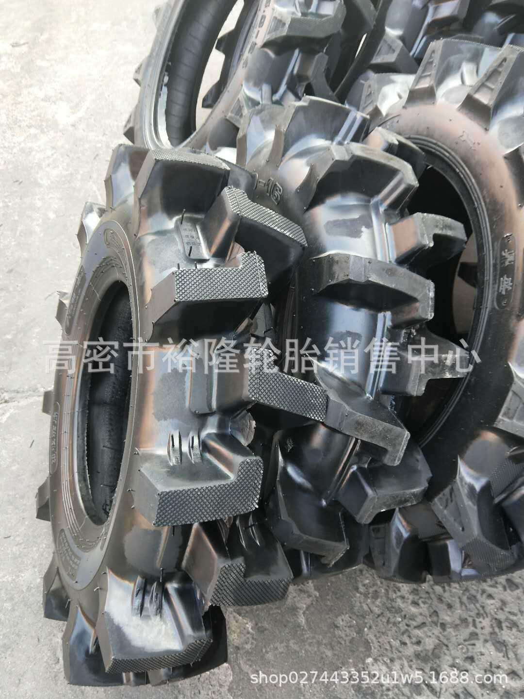 水田高花拖拉机轮胎7.50-16R-2农用四轮平地机稻田轮胎