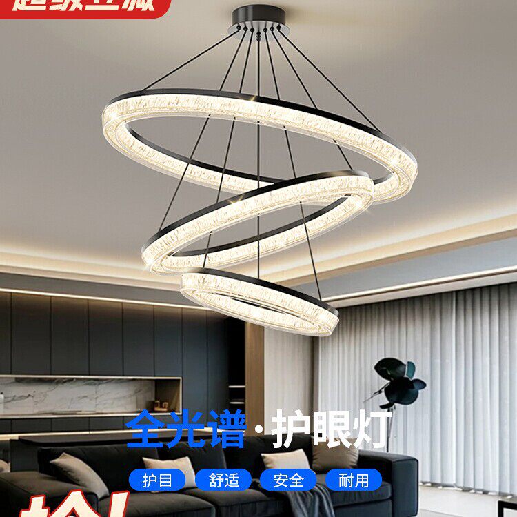 意式极简客厅吊灯2025新款主