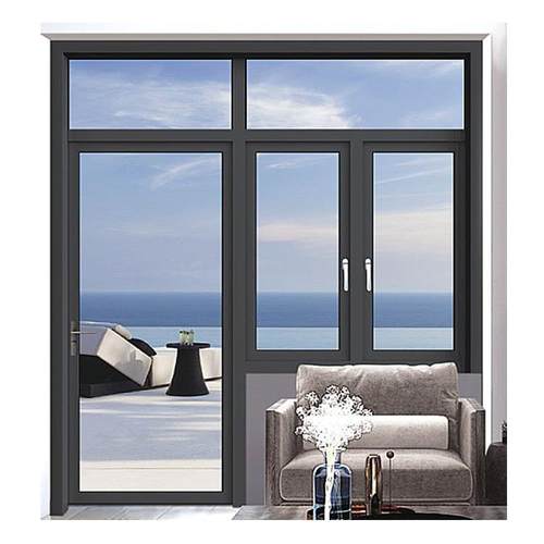 提供铝合金门窗铝金合金推拉70系列窗带拉刚纱网三轨带纱网封阳台