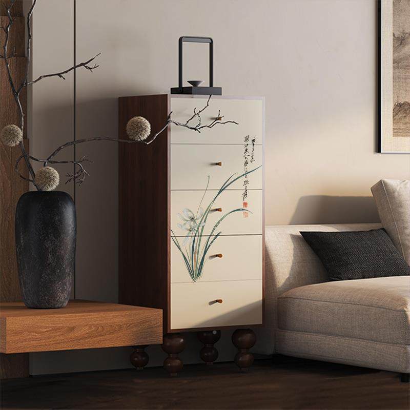 氏美学中式古典兰花客厅玄关装饰柜胡木五JID斗桃卧柜室收纳储藏,电子元器件市场,其它元器件,淘宝优惠券,粉丝福利购,淘宝优惠卷