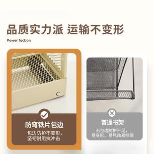 悟生铁艺放可书架金属教室动桌边书本1桌收纳架书侧边落地移高颜