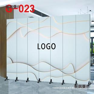 屏风隔断G系列办墙简动约现代客厅折叠房间户型公室装 饰移小简易