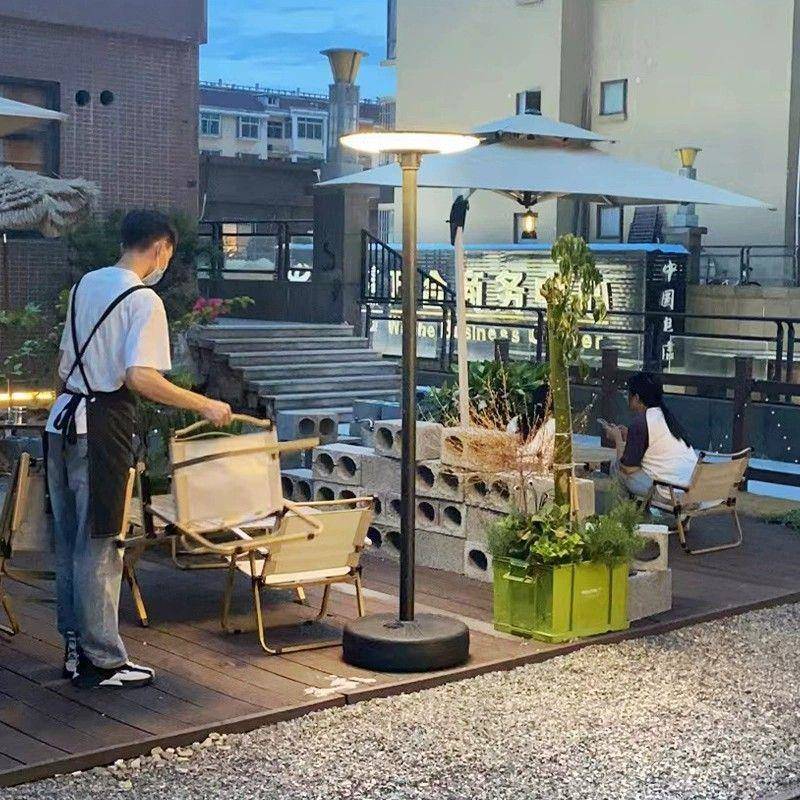 工太阳能用LL-TYD00户灯家别墅外露台庭院花园景观可移动高杆感厂