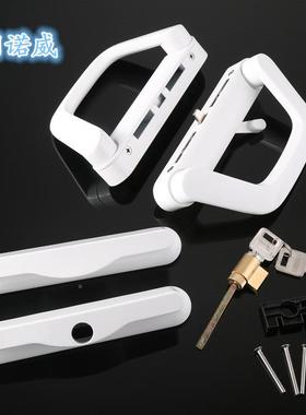 阳门台双边锁断豪华拉门对开拉接手台门LM-H1800推拉门移衣柜对隔