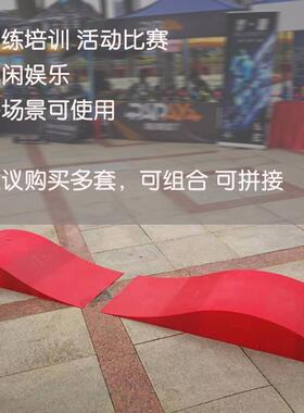 儿童滑波浪道具滑板衡平车浪跑VHZ道轮俱乐部幼儿园训练波室内外