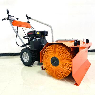 小型汽油刷手式滚除雪机物推户外386多功能扫雪车业家用清雪工具
